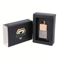 Boîte de parfum pour voiture au prix d'usine, emballage personnalisé, diffuseur de parfum, boîte en papier pliée à plat, doublure en éponge, matériaux recyclés
