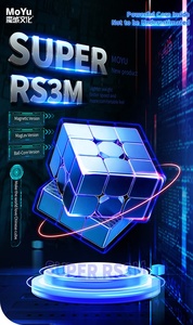 Super Rs3m 2022 3x3 Magnetic <span class=keywords><strong>Moyu</strong></span> Speed <span class=keywords><strong>Cube</strong></span>, Puzzle éducatif, <span class=keywords><strong>Cube</strong></span> de vitesse fluide sans autocollants avec accessoires - Product Image 3