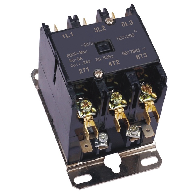 3 Pole 40 Amp 24 VAC Coil Definite Purpose Air Conditioner Contactor