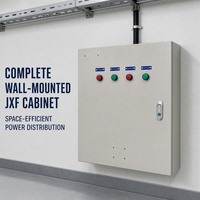 Boîtier de distribution électrique mural en acier laminé à froid JXF à double alimentation IP30 pour l'alimentation électrique