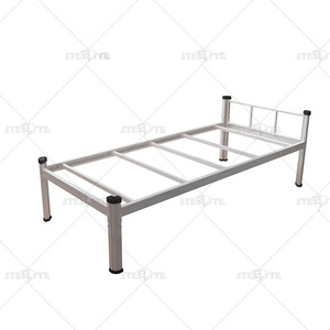 Có Thể Điều Chỉnh Kim Loại Sắt Thép Khung Giường 3 Ngăn Kéo Nhà Máy Bán Hàng Cho Nhà Ký Túc Xá Đồ Nội Thất Phòng Ngủ Ống Vuông Giường Đơn - Product Image 5