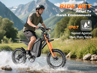 GT16 1500W Moto tout-terrain, Motocross, Vélo électrique, VTT électrique, Vélo, E-bike, Cycle, Dirtbike, Bicicleta, Mtb