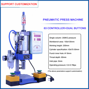 Presse pneumatique 63 tonnes, petite presse de table pneumatique, machine de poinçonnage, personnalisation possible, machine à perforer - Product Image 4