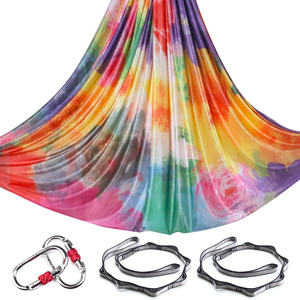 Ensemble de hamac de yoga de 8 mètres <span class=keywords><strong>tissu</strong></span> en nylon de yoga <span class=keywords><strong>aérien</strong></span> professionnel pour le fitness intérieur et extérieur - Product Image 4