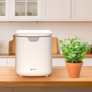 Compostador de Cocina Blanco para Interiores, Contenedor de Compost de 4L, Compostador Inteligente de Alimentos Eléctrico para Encimera, Eliminador de Desechos de Alimentos sin Olor - Product Image 3