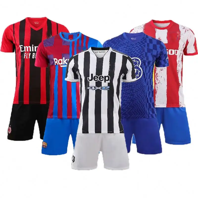 Maillot de sport uni avec Logo imprimé personnalisé, uniforme de Football, maillot, ensemble de sport, nouvelle collection 2020, 2021