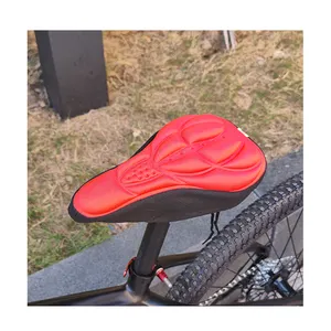 סיליקון ג 'לי אופניים מושב כרית מעובה ספוג מתכוונן אלסטי Mtb כביש אופני אוכף כיסוי מושב