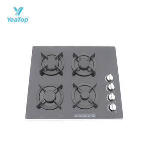 Table de cuisson à <span class=keywords><strong>gaz</strong></span> encastrable 60 cm, 4 brûleurs, en verre trempé, pour cuisinières GPL/GN, allumage par pile 1,5 V avec FFD - Prix <span class=keywords><strong>le</strong></span> plus bas - Product Image 5