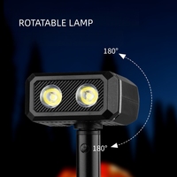 Wason Senter EDC teleskopik luar ruangan, lampu senter multifungsi dapat diputar magnetik dan merenggang isi ulang