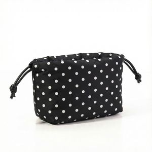 Custom Size Color Logo Printed Nylon Puffer Cosmetic <strong>Makeup</strong> Make up Skincare Beauty Storage <strong>Drawstring</strong> <strong>Bag</strong> - Product Image 1