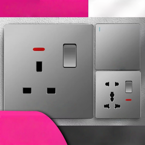 Estándar británico Hong Kong Macau Estilo británico Especial One-Gang 10A Smart IP20 USB Interruptor multifunción Enchufe Uso doméstico - Product Image 2