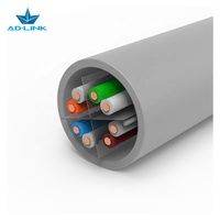 Cable LAN UTP Cat6 de Buena Calidad, 23 AWG, Cobre Puro, Rollo de 305 m, Revestimiento LSZH/PVC, Certificado CE/FCC