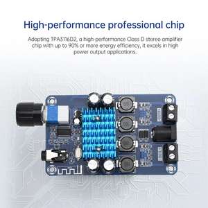 DC12-24V BT Digitaler Verstärker-Board 50W*2 Hochleistungs-TPA3116D2 Stereo-Verstärker-Chip Unterstützt AUX BT5.0 Audio-Eingang - Product Image 4