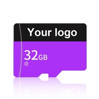 Carte mémoire de niveau 10 de vitesse miniature 16GB 64GB 32GB 128GB 256GB d'origine d'usine, utilisée pour les cartes TF mobiles