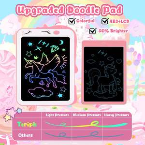 Tablette d'écriture électronique pour enfants 8,5 pouces, tableau de dessin, dinosaure, licorne, tablette d'écriture LCD - Product Image 6