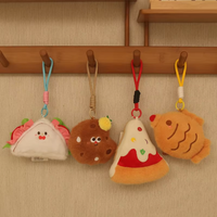 Porte-clés en peluche personnalisé OEM pas cher du fabricant, jouet en peluche mignon en coton, pendentif de sac à dos