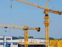 Fournisseur chinois grue à tour QTZ80(5610L-6) 6 tonnes Mobile Mini grue à tour en vente