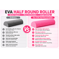 Rouleau en mousse EVA solide demi-rond de 60 cm, neuf, directement de l'usine, pour l'équilibre, le yoga et le Pilates, idéal pour la remise en forme (vente en gros)