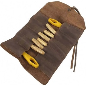 Free Sample Rustic Small <b>Tool</b> <b>Roll</b>-Up Bag (10 Slots), Portable Carry-On Pouch, Workshop Storage, Woodworking <b>Tools</b> Organizer, - Product Image 3