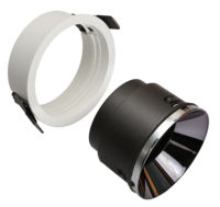 Anneau de montage en aluminium pour downlight LED, cadre pour spots MR16 GU10, couvercle de plafond, version fixe