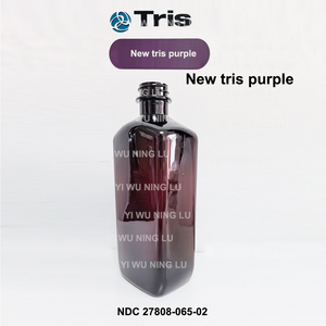 高速配送16オンスアンバーPETボトルスレートランWockhardt Quagen Tris Akorn PAIメディシン/咳止めシロップ500ml液体用 - Product Image 2