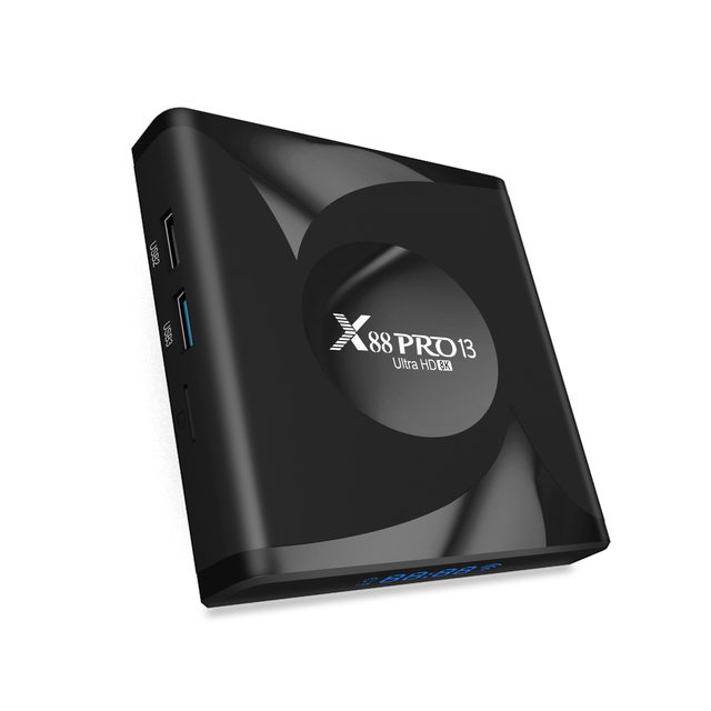 Smart Android 13 TV Box X88 Pro 13 RK3528 Quad-Core 64bit Cortex-A53 Support 4K Video Decoding Dual Band Wifi6 BT5.0 Set Top Box