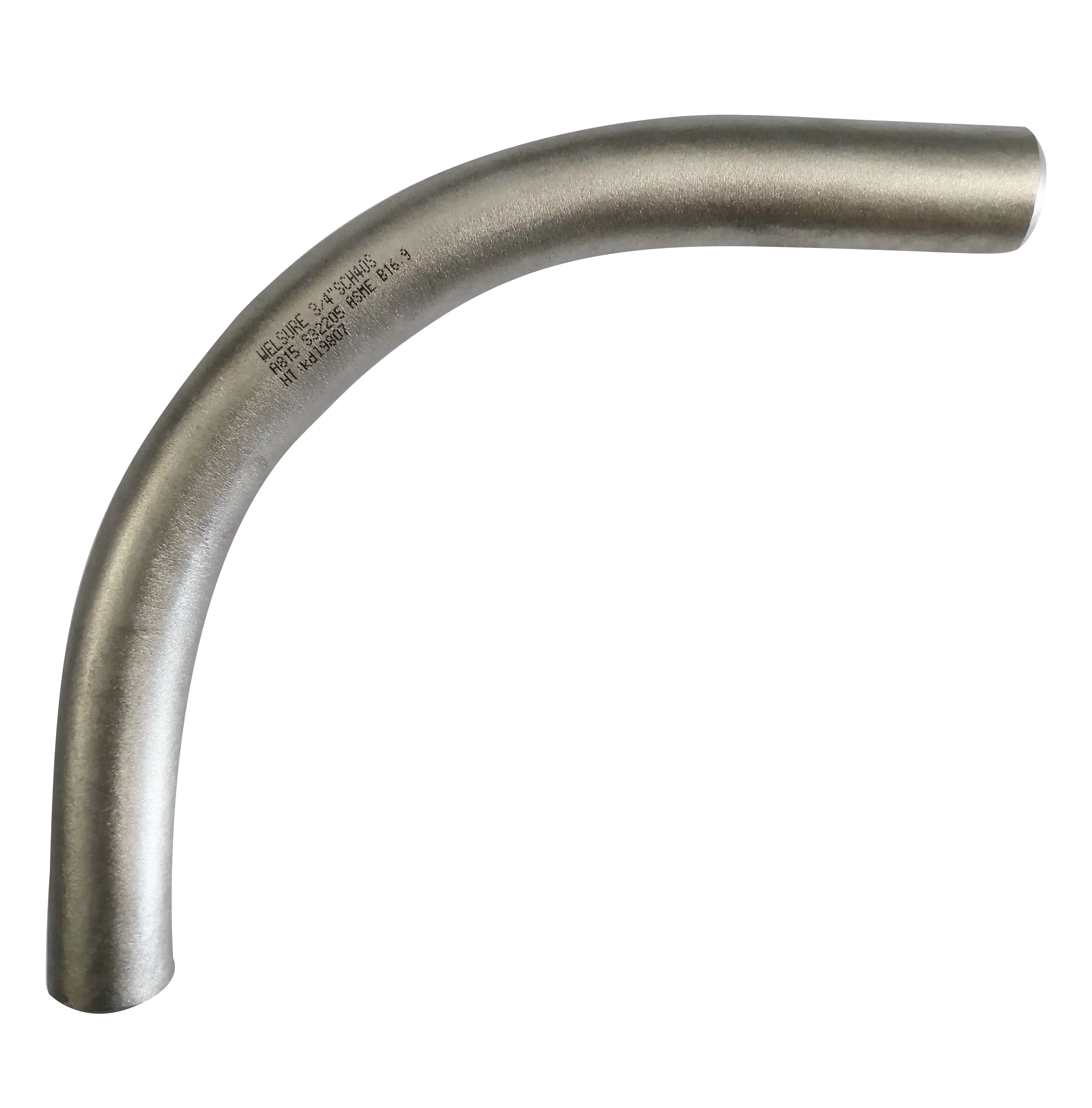 Welsure-Curva de acero inoxidable 3D, reductor excéntrico de tubería soldada a tope, ASTM A403, B16.5, 304