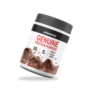 LIFEWORTH Gain de masse musculaire post-entraînement Lait Véritable Protéine de Lactosérum Gain de Poids Avec Vitamines Substitut de Repas Milkshake Poudre