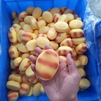 Blocs de construction en caoutchouc thermoplastique DIY, en forme de pain et de chips, avec son craquant et texture souple anti-stress, jouet transfrontalier