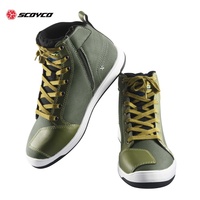 Scoyco décontracté sport Anti chute moto sécurité moto conduite chaussures de course Touring hommes équitation moto chaussures