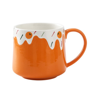 Factory direct sales of Instagram-style fruit-embossed <b>ceramic</b> water <b>cups</b>, milk and coffee <b>cups</b>, and high-value <b>ceramic</b> mugs. - Product Image 5