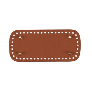Base de sac tissé fait main DIY <span class=keywords><strong>Hyuna</strong></span>, base en cuir au crochet, accessoires de sac imperméables, plaque de base rectangulaire en PU 20*9cm - Product Image 3