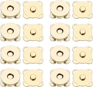 Uxcell Sets Botones Magnéticos de Metal de 1 mm, Cierres Magnéticos para Coser, Accesorios de Ferretería para Ropa, Bolsos, Cuero, Bricolaje - Product Image 1