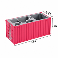 Modèle de bureau personnalisé en ABS, conteneur portable, porte-stylos professionnel, ornements, cadeaux de remerciement, promotion en soie