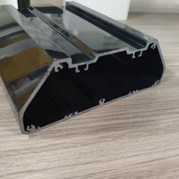 Profil de fenêtre en PVC écologique personnalisé pour usage domestique, industriel et commercial avec un design moderne