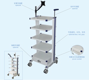 MT MEDICAL Mobile <span class=keywords><strong>Tour</strong></span> de laparoscope <span class=keywords><strong>Chariot</strong></span> d'endoscope médical à 4 couches à vendre - Product Image 6