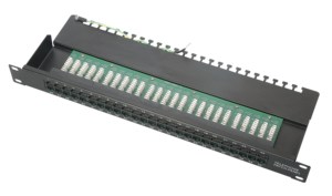 แผงแพทช์ปริมาณสูง Cat3พอร์ต50ชิ้นพร้อมแจ็คตัวเชื่อม RJ11 IDC 110 - Product Image 3