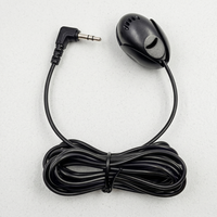 Micrófono Externo para Auto, Cable de Audio Estéreo de 3.5mm, 1M 2M, Micrófono en Ángulo Recto para Sistema de Navegación y Radio Bluetooth para Auto
