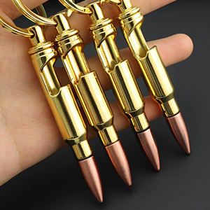 Abrebotellas creativo personalizado manga bala abridor de cerveza de Metal llavero abridor de botellas divertido dorado - Product Image 3