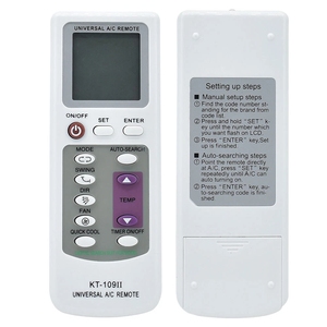 KT-109II Universal Replace <b>Remote</b> <b>Control</b> for Kelon/York/Toshiba Air Conditioner with bracket - Product Image 4