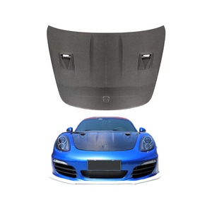 Modificación de coche 991 2012-2018, actualización del parachoques delantero, capó de fibra de carbono, protección del capó del motor para 911 - Product Image 1