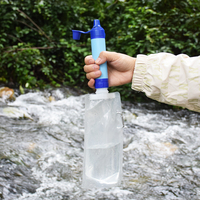Filtre à eau portable léger en plastique étanche de 1500 L pour la survie en cas d'urgence et la préparation aux catastrophes