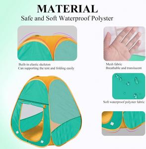 Tente de jeu pop-up intérieure/extérieure pour garçons et filles de 2 à 7 ans, piscine à balles en tissu polyester, cadeau pour enfants à prix abordable - Product Image 4
