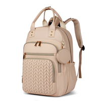 Sac à dos matelassé pour couches, sac à dos pour maman, mochila panalera acolchada para mama, grande capacité, sac