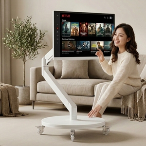 Televisor Inteligente Portátil de 27 Pulgadas con Android 15, Pantalla Táctil LED, 8GB 256GB, 20000mAh, Soporte con Ruedas, Negro/Blanco, Diseño Portátil - Product Image 2
