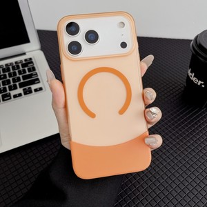 Fashion Frosted Magnetic Transparency Mobile phone case for iPhone 17 Air 16 15 pro max Shockproof 2 in 1 Assembly cover <b>back</b> - Product Image 6