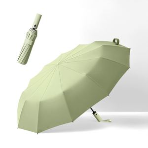 Parapluie pliant en trois sections, pas cher, fabricant chinois, vente en gros, promotionnel, impression de logo personnalisé - Product Image 1