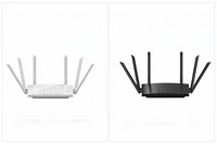 Router WiFi de 1200Mbps, Router Inalámbrico de Doble Banda AC1200 WiFi 5, 2.4GHz 5GHz, Router de 6 Antenas para el Hogar y la Oficina