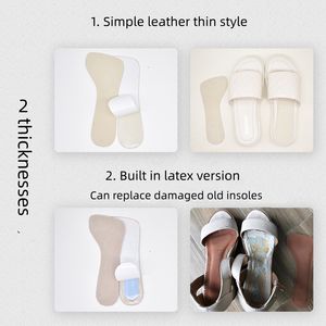 Solette Autoadesive per Sandali Estivi, Mezze Solette in Vera Pelle Assorbenti e Antiscivolo, Sostituzione per Solette Danneggiate - Product Image 3