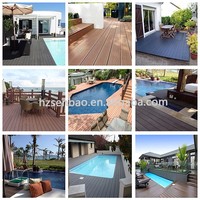 Revêtements de sol en WPC à grain 3D, designs pour l'extérieur, fournisseurs de terrasses en composite bois-plastique WPC